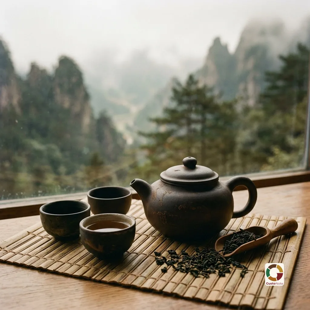Chinese tea and a traditional teapot