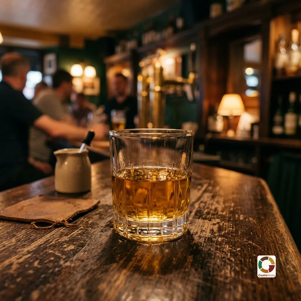 A glass of smooth Irish whiskey